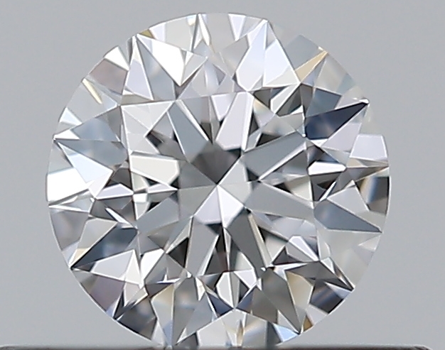 0.37 CaratD-VVS2 EX Cut Round Diamond