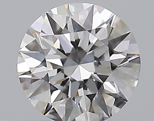0.33 CaratD-IF EX Cut Round Diamond