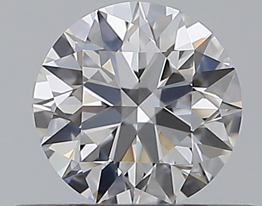 0.37 CaratD-VVS2 EX Cut Round Diamond