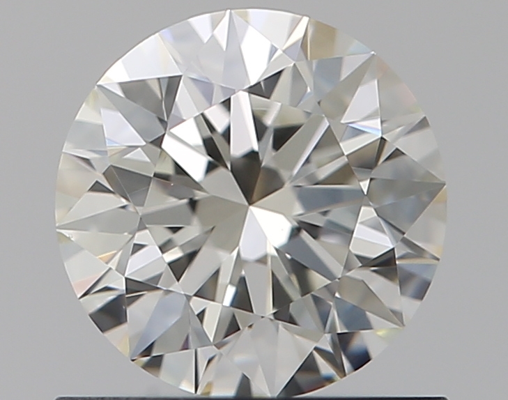 0.76 CaratJ-VS2 EX Cut Round Diamond