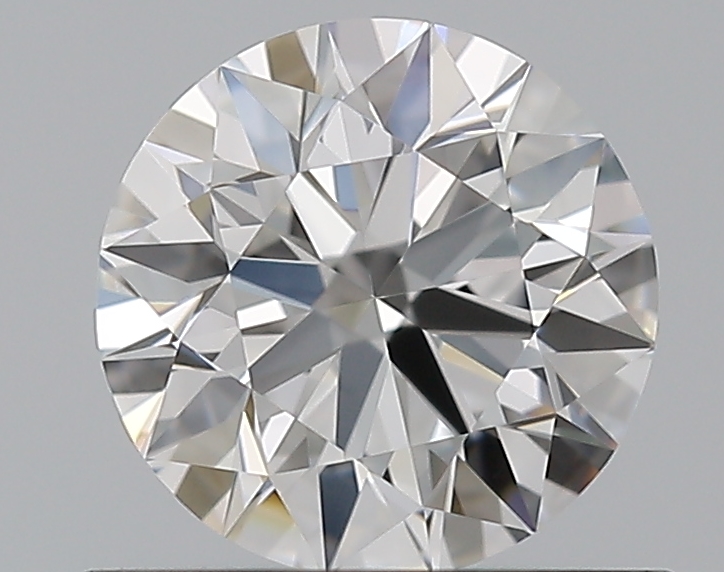 0.65 CaratE-VVS1 EX Cut Round Diamond
