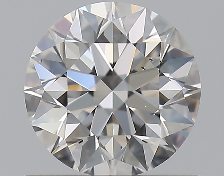 0.75 CaratF-SI1 EX Cut Round Diamond
