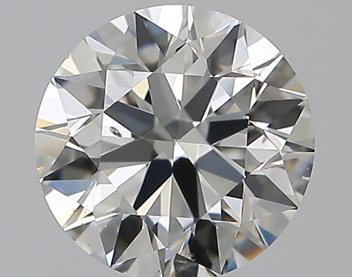 0.75 CaratJ-SI1 EX Cut Round Diamond