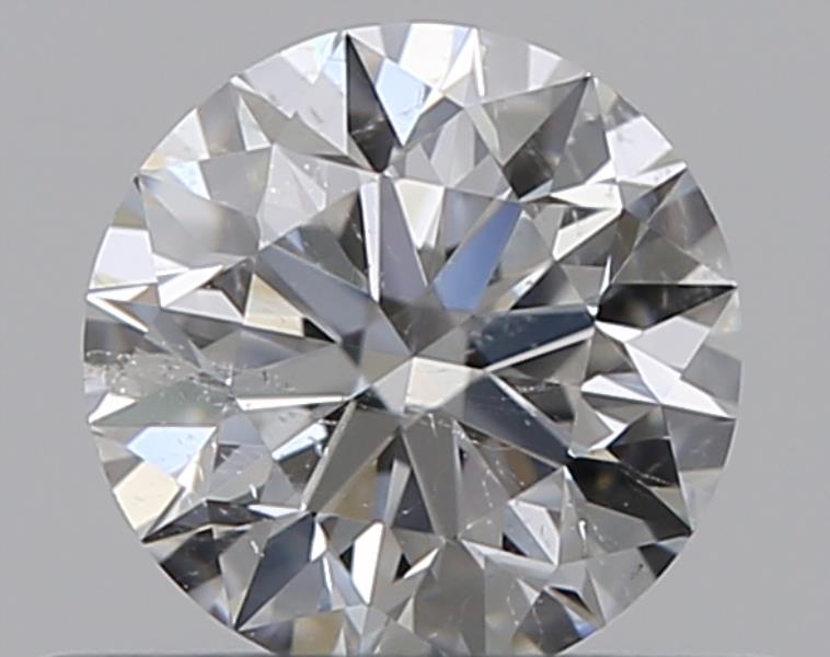 0.38 CaratE-SI2 EX Cut Round Diamond