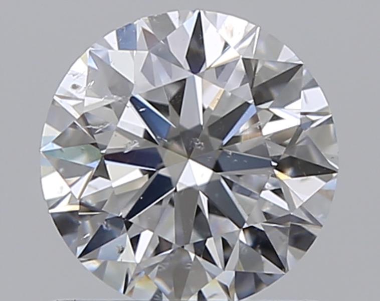 0.76 CaratD-SI2 EX Cut Round Diamond