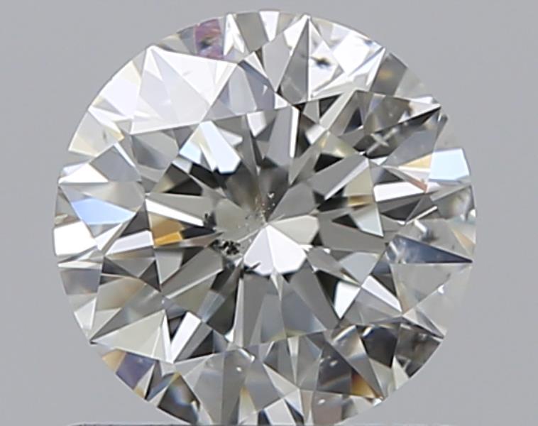 0.7 CaratJ-SI2 EX Cut Round Diamond