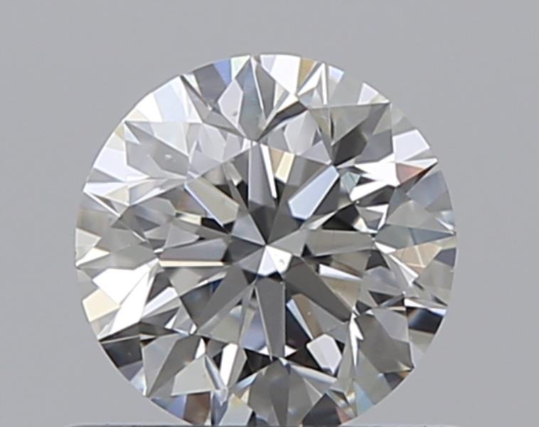 0.5 CaratF-VS2 EX Cut Round Diamond