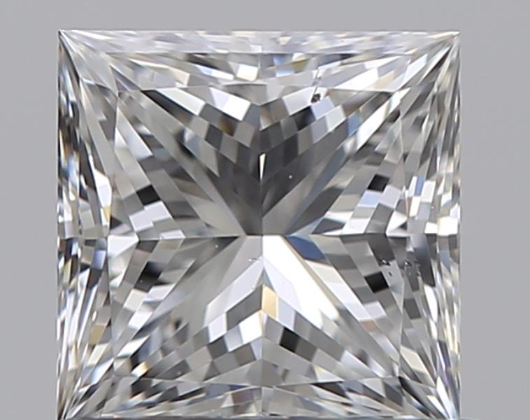 0.76 CaratF-SI1 - Cut Princess Diamond