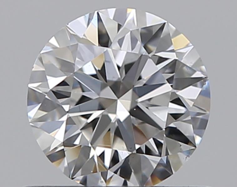 0.53 CaratE-VS2 EX Cut Round Diamond