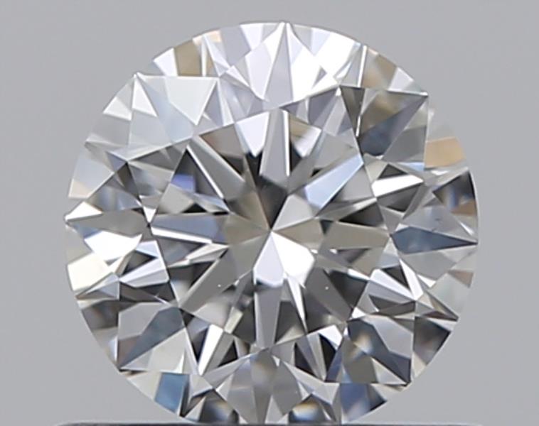 0.52 CaratF-VS2 EX Cut Round Diamond