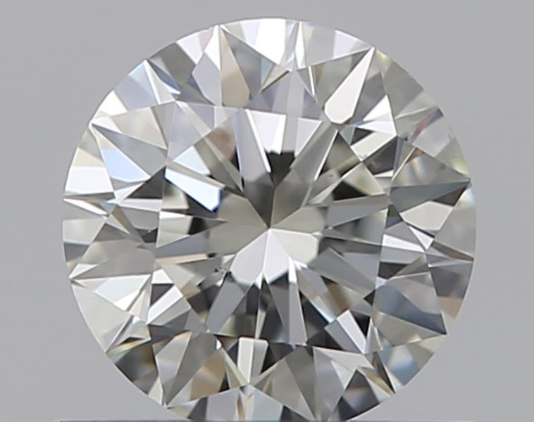 0.5 CaratJ-VS2 EX Cut Round Diamond
