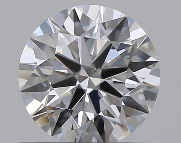 0.52 CaratD-SI1 EX Cut Round Diamond