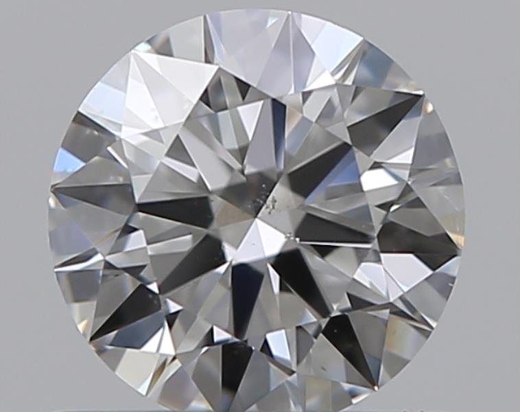 0.53 CaratF-SI1 EX Cut Round Diamond