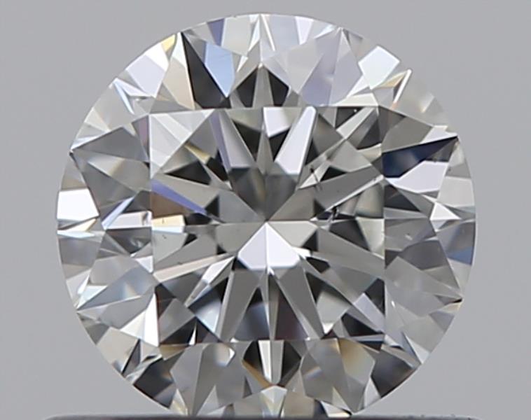 0.5 CaratF-SI1 EX Cut Round Diamond