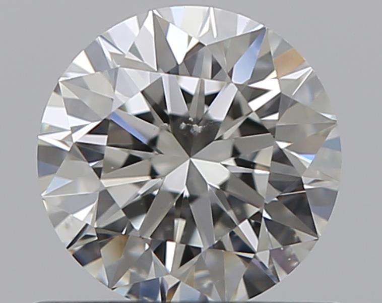 0.54 CaratI-SI1 EX Cut Round Diamond