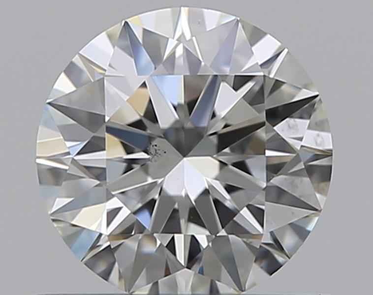 0.53 CaratI-SI1 EX Cut Round Diamond