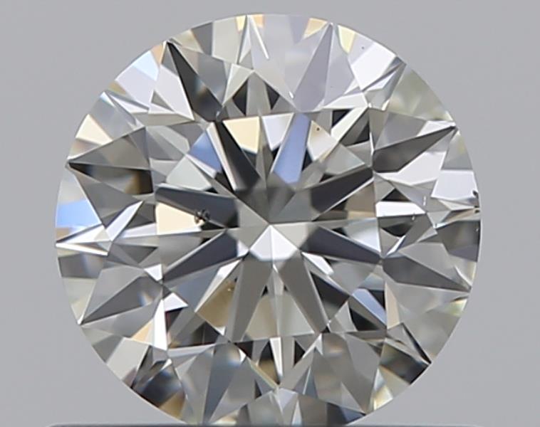0.52 CaratJ-SI1 EX Cut Round Diamond