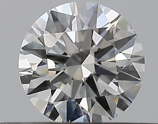 0.3 CaratF-VVS2 EX Cut Round Diamond