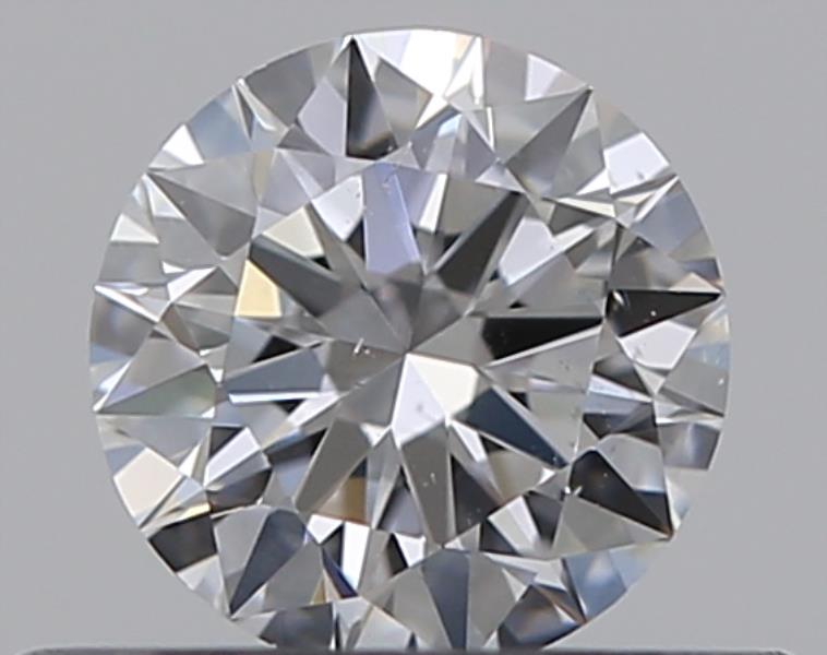 0.32 CaratD-SI1 EX Cut Round Diamond