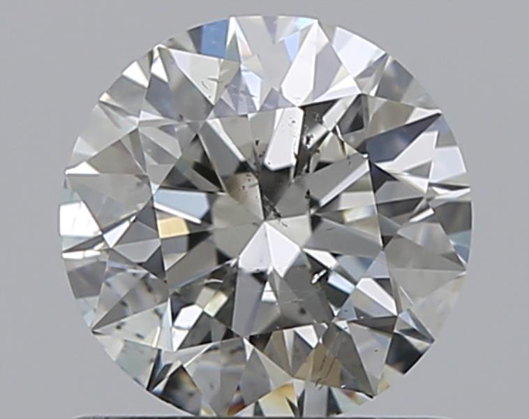0.75 CaratJ-SI2 EX Cut Round Diamond
