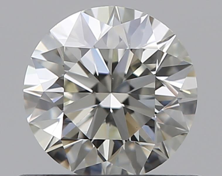 0.5 CaratK-VVS2 EX Cut Round Diamond