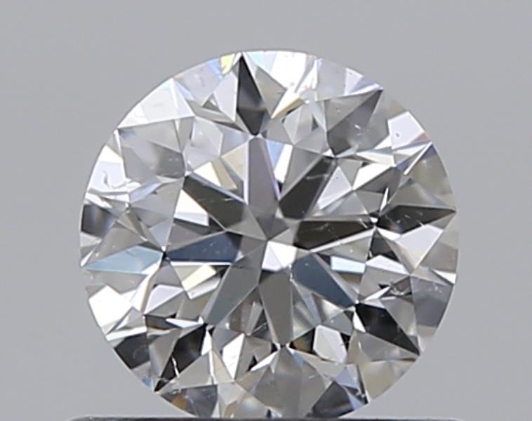 0.51 CaratF-SI2 EX Cut Round Diamond