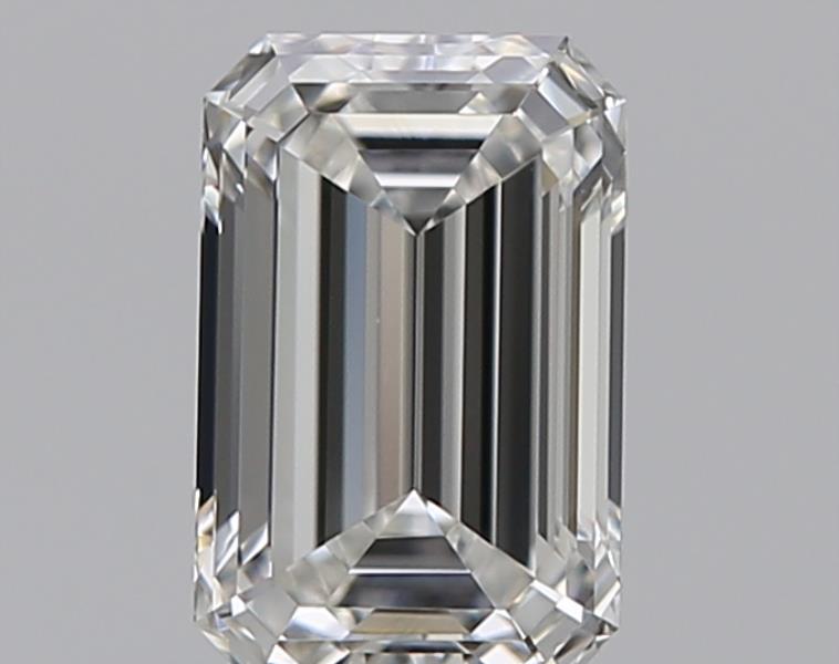 0.42 CaratH-VVS2 - Cut Emerald Diamond