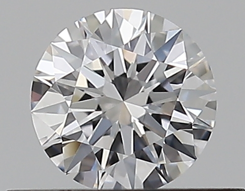 0.37 CaratD-VVS1 EX Cut Round Diamond
