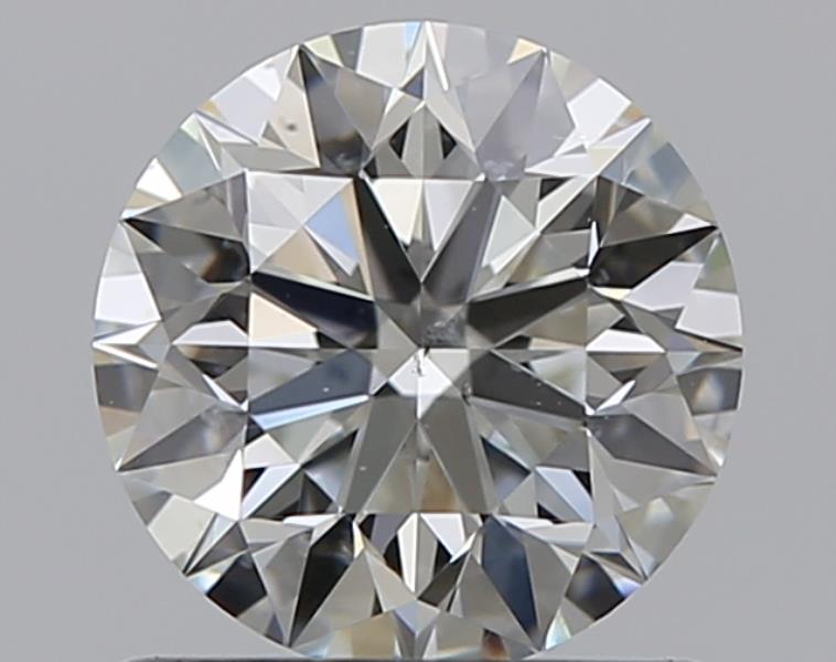 0.82 CaratJ-SI1 EX Cut Round Diamond