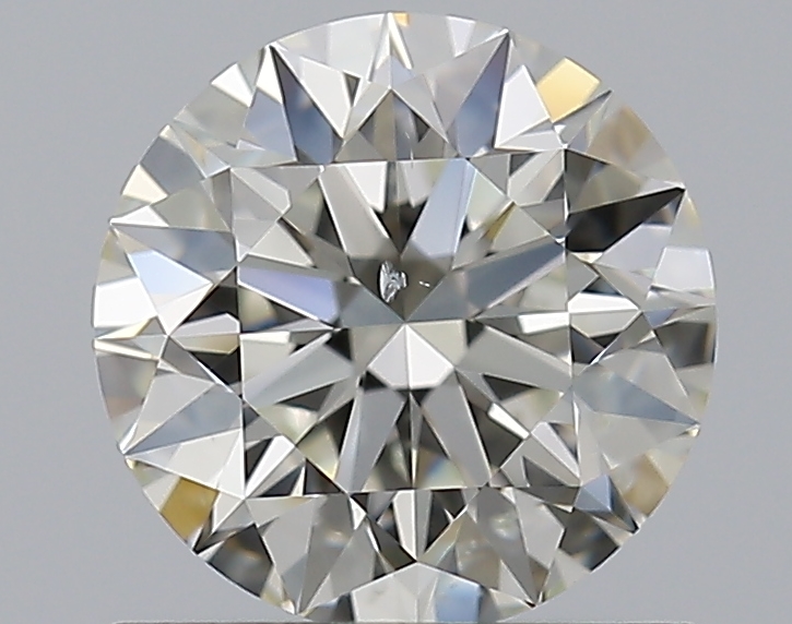 0.92 CaratJ-SI1 EX Cut Round Diamond