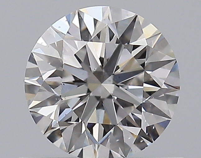 0.61 CaratE-SI1 EX Cut Round Diamond