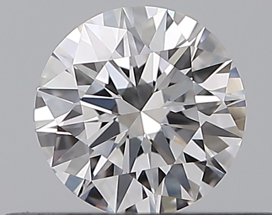 0.33 CaratD-VVS2 EX Cut Round Diamond