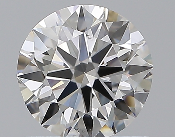 0.69 CaratF-SI1 EX Cut Round Diamond