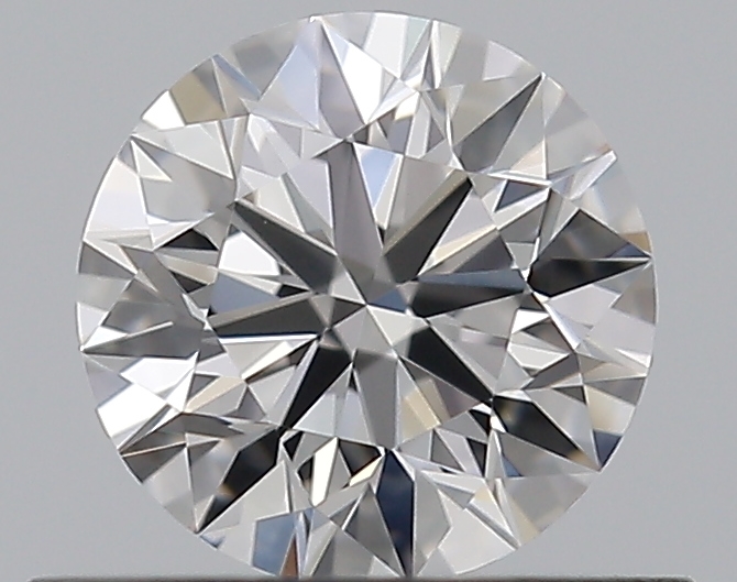 0.5 CaratD-VVS1 EX Cut Round Diamond