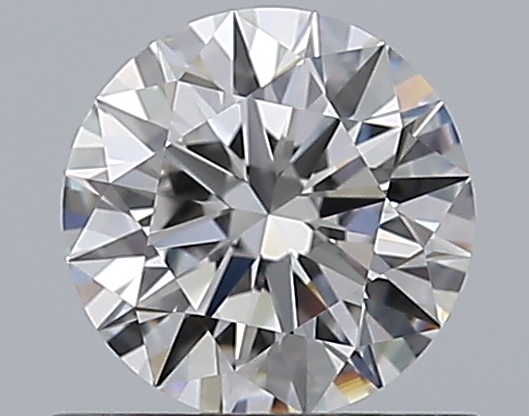0.67 CaratD-IF EX Cut Round Diamond
