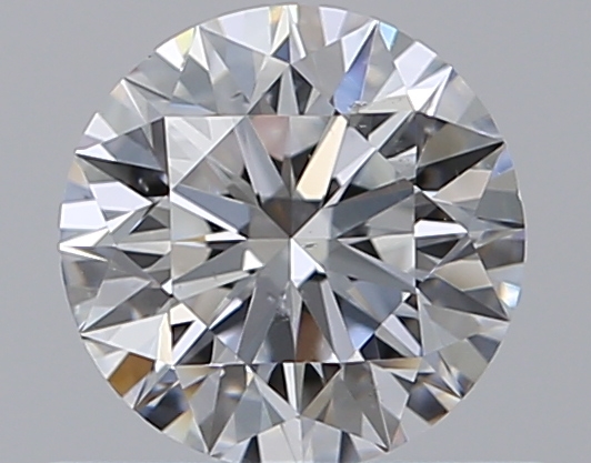 0.61 CaratD-SI1 EX Cut Round Diamond