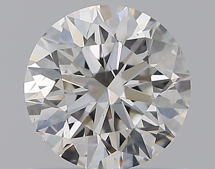 0.76 CaratF-SI1 EX Cut Round Diamond