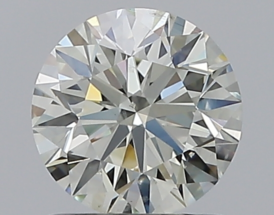 1 CaratJ-SI2 EX Cut Round Diamond