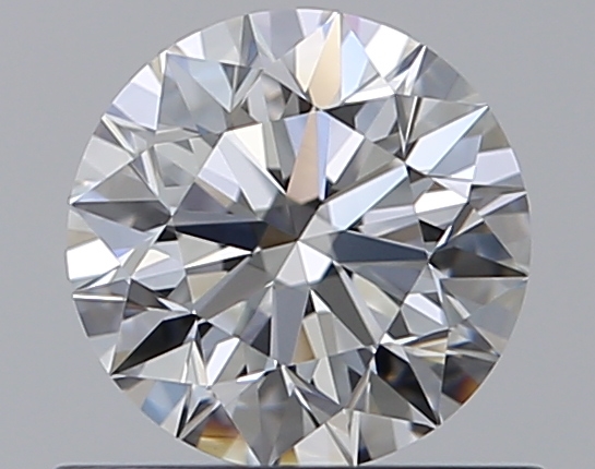 0.65 CaratE-VVS2 EX Cut Round Diamond
