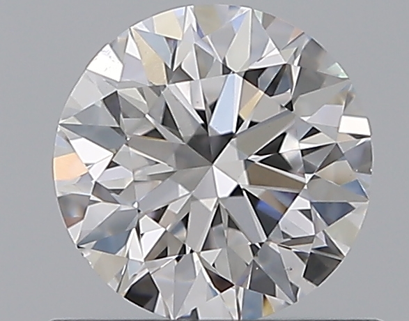 0.7 CaratD-VS2 EX Cut Round Diamond