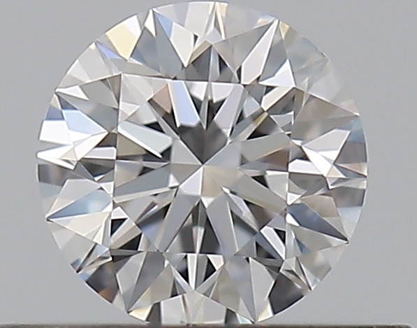 0.37 CaratD-VVS2 EX Cut Round Diamond