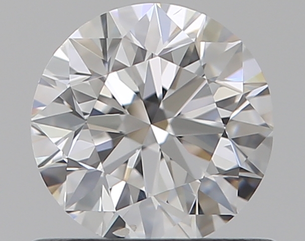 0.65 CaratD-SI1 EX Cut Round Diamond