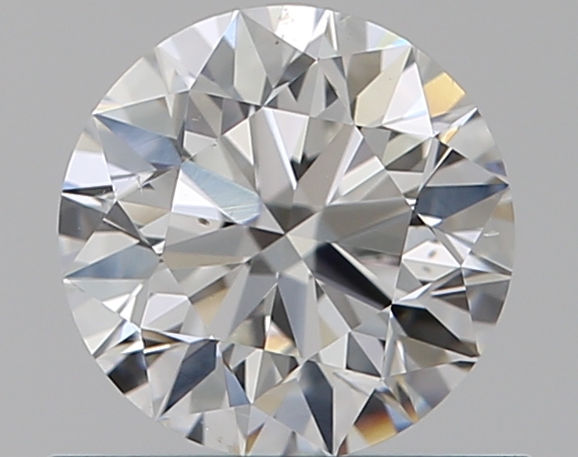 0.65 CaratF-SI1 EX Cut Round Diamond