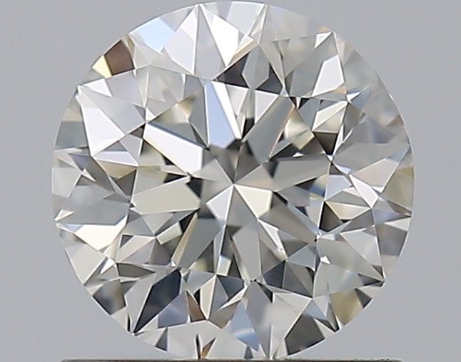 0.9 CaratJ-VVS2 EX Cut Round Diamond