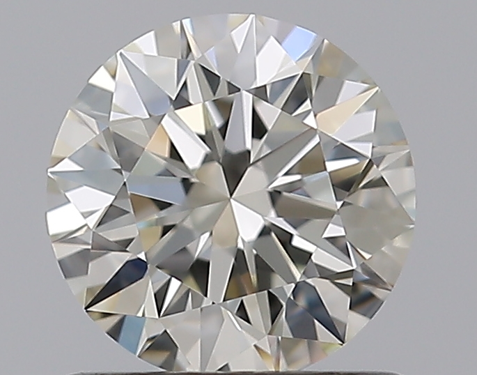 0.76 CaratK-VVS1 EX Cut Round Diamond