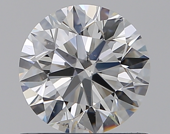 0.76 CaratG-SI1 EX Cut Round Diamond