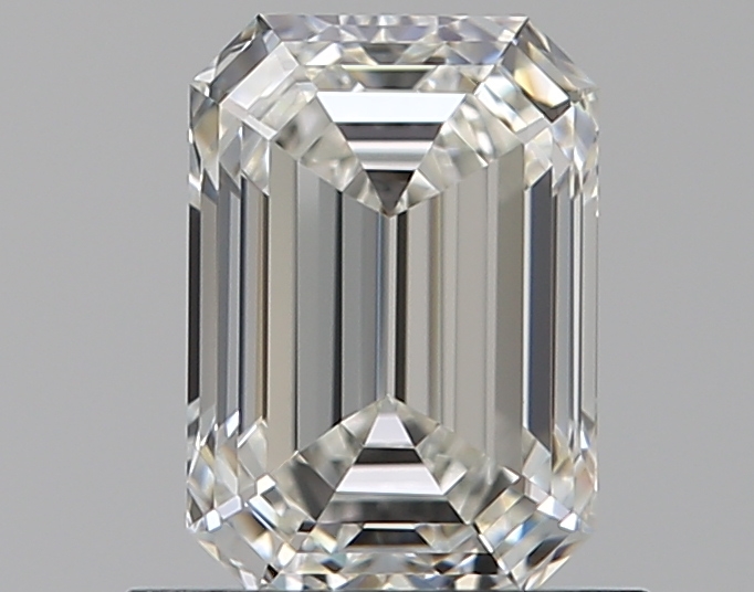 0.9 CaratH-VVS1 - Cut Emerald Diamond