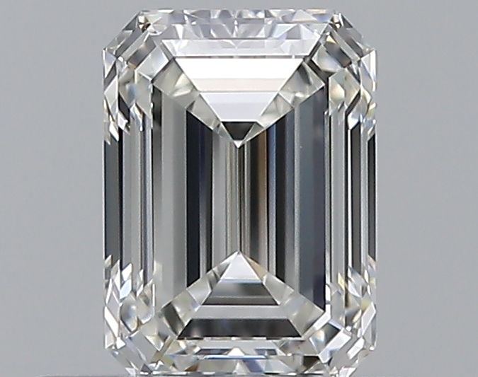 0.58 CaratH-VVS1 - Cut Emerald Diamond