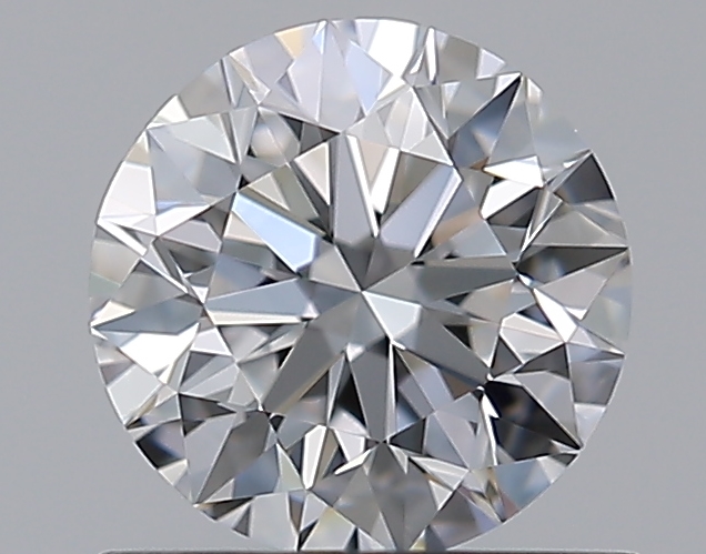 0.76 CaratD-IF EX Cut Round Diamond