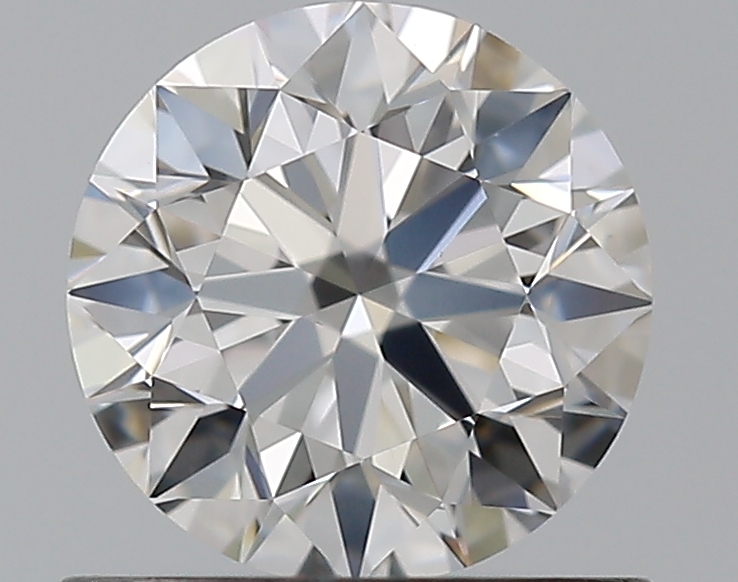 0.77 CaratF-VS1 EX Cut Round Diamond
